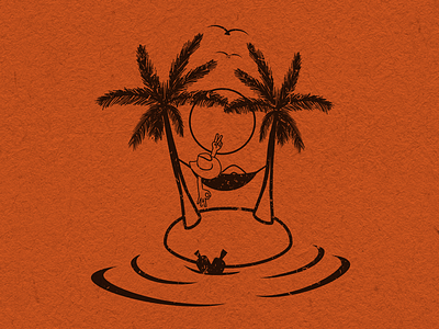 Isolation Island 🌴 design graphic island isolation isolation island palm trees print summer