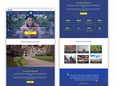 School Website design