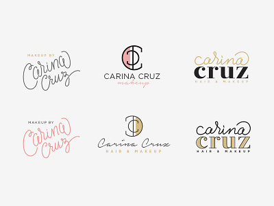 Carina Cruz - Logo branding hair hand handmade handwriting id ig instagram lettering logo makeup stylist