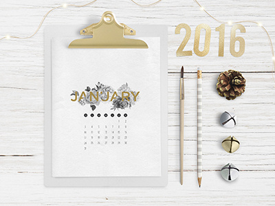 2016 2016 blog calendar calligraphy christmas holiday holidays lettering lights new year print xmas