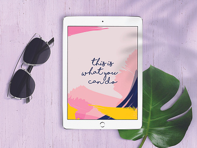 Summer iPad Mockup