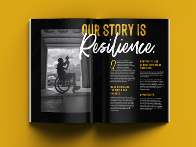 QLI Magazine Design editorial illustration layout magazine rehabilitation typography