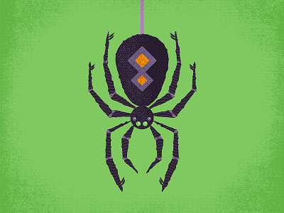 Got the Halloween bug flat illustration illustration spider texture