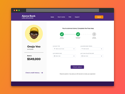 Loan Application for SaaS Product