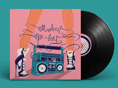 All about the Beat! adobe illustrator boombox fashion illustration illustrated type nikes record sleeve typography
