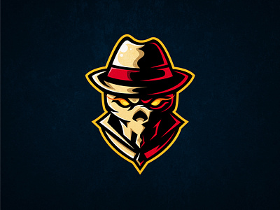 Mafia skull e-sport logo