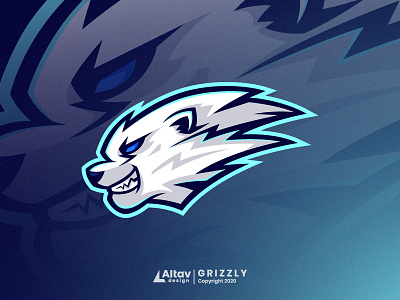 Grizzly mascot esport design esport gaming graphicdesign grizzly logo logoanimal logotype polar bear team