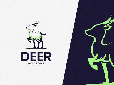Deer awesome branding creative deer design graphicdesign horn illustration logo logoanimal logotype vintage