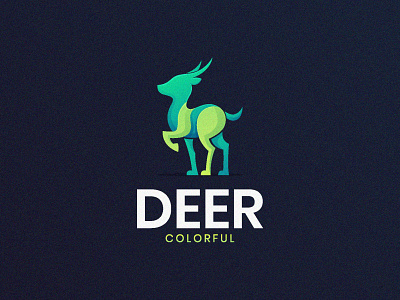 Colorful deer