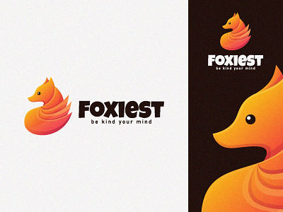Little Fox adorable baby fox branding design fox gradient design graphicdesign illustration logo logoanimal logotype vector