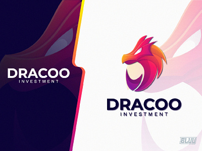 Dracoo Investment branding corporate dragon graphicdesign investment logo logoanimal logotype media