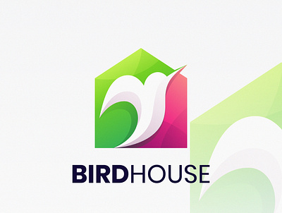 Bird House bird branding colorful identity design graphicdesign home house logo logoanimal logotype mortage realestate