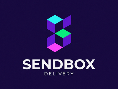 SendBox Delivery box brand branding commerce delivery graphicdesign identity lettermark logo logotype packaging s send