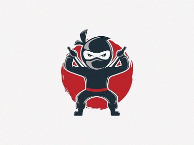 Simple Ninja branding design graphicdesign japan japanese knight logo logodesign logotype minimalist ninja simple sword vector