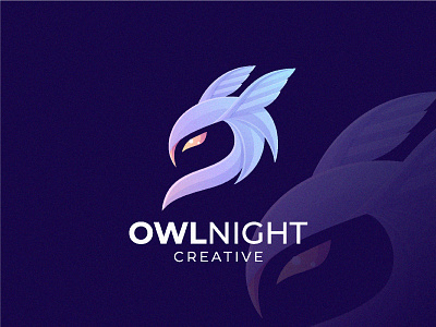 Owl Night beauty bird branding colorful corporate design elegant graphicdesign logo logoanimal logotype night owl vector