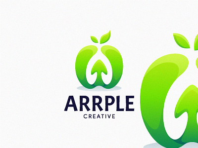 Arrow Apple apple arrow branding design finance fresh fruit graphicdesign green illustration juice leaf logo logotype media nature target vector