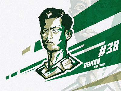 Arhan Pratama Illustration arhan arhanpratama branding design graphicdesign illustration indonesia japan logo logotype psis pssi timnas tokyo tokyoverdy vector