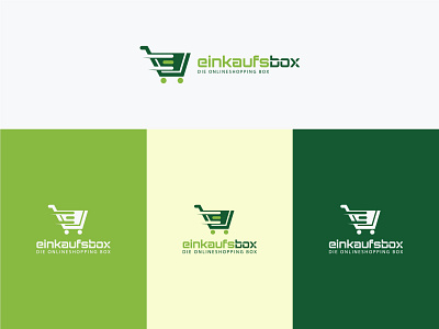 Einkaufsbox Logo beverage box brand identity branding business company corporate delivery design food graphicdesign iconic logo logotype vector