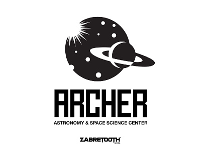 Archer Astronomy & Space Science Logo branding graphic design logo