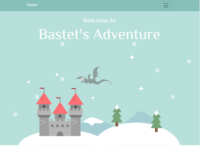 Bastet's Adventure website art design illustration illustrator minimal vector web website