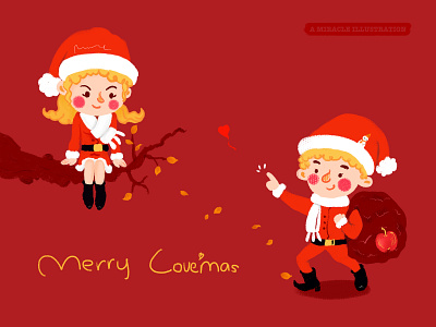 Merry Christmas · Merry Love'mas illustration