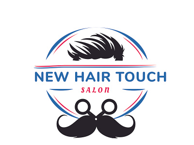 new hair touch salon logo branding dailylogochallenge design flat illustration logo ui ui logo website graphics vector web website website graphics logo ui