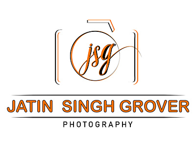 Jsg Photography logo version 2 branding design illustration logo typography ui