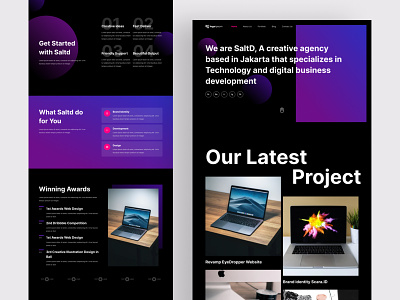 SaltD Creative Agency Website