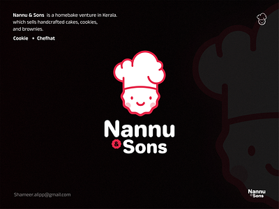Nannu & Sons - Home bakes | Logo Design branding cakes cookie cookielogo cute logo homebakes logo logo 2022 logomark mascot logo minimal logo