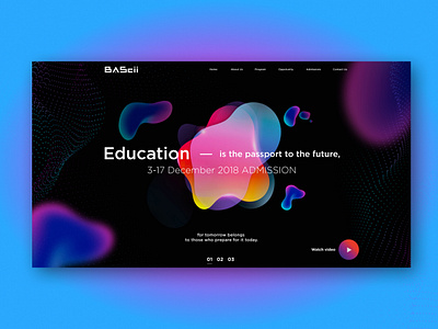 BAScii Chulalongkorn University bubble science web design wordpress