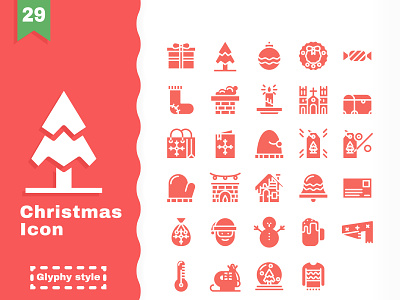 Christmas Icon app branding character design flat icon illustration illustrator logo type typography ui ux vector web website