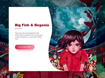 Big Fish & Begonia illustration ui 插图