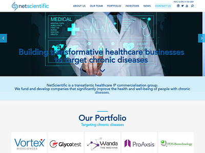 Netscientific design ui ux website
