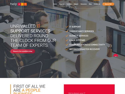 Help4it design ui ux website