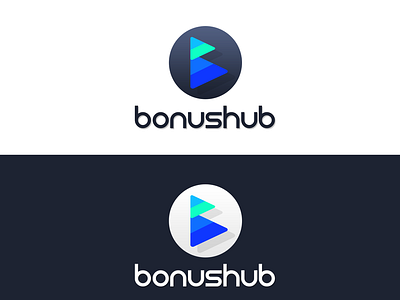 Bonushub Logo app branding icon logo typography vector