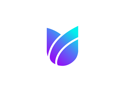 tuliplogo agency app branding creative floral flower flower illustration flower logo gradient icon identity lettermark logo logomark logotype media minimal modern logo modernism tech