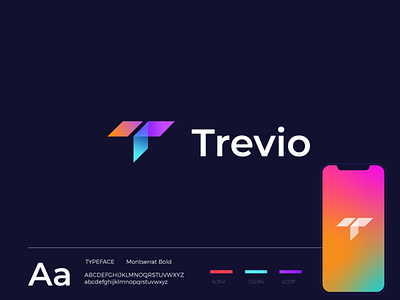 TREVIO app design brand branding creative design icon icons identity illustration logo logo designer logotype mark minimal social app travel travel agency ui uidesign vector
