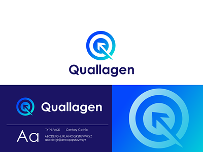 quallagen app branding creative custom logo fashion icon identity logo logodesigner logodesigner illustration brand logos logotype mark minimal q target typography ui