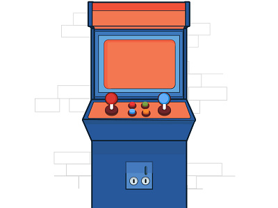 Arcade Game colors illustration illustrator inspiration vector