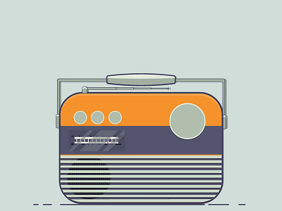 Radio colors illustration inspiration vector