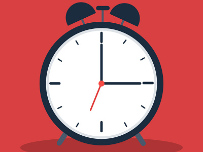 Alarm clock colors illustration illustrator vector