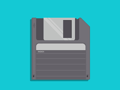 Floppy Disk colors illustration illustrator vector