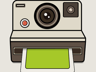 Polaroid Camera colors illustration illustrator vector