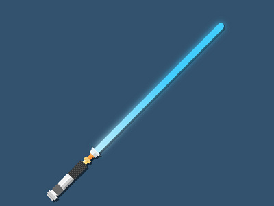 Light saber Star Wars colors illustration illustrator vector