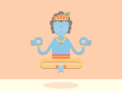 krishna colors illustration illustrator vector