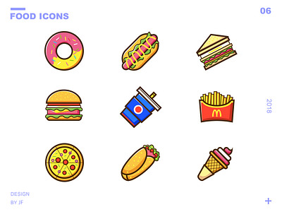 Food icon 图标 插图