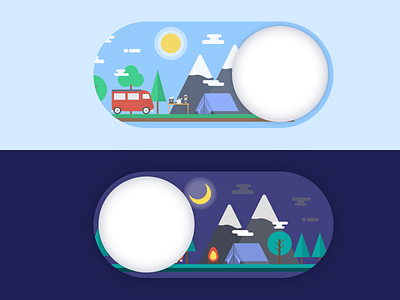 On/Off Switch Button Daily UI #15 design icon illustration
