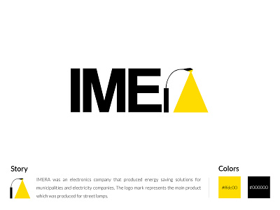 IMERA Electronics - Logo branding design electronics imera logo