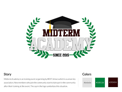 BEST Ankara - Midterm Academy Logo academy ankara best design logo metu midterms odtü