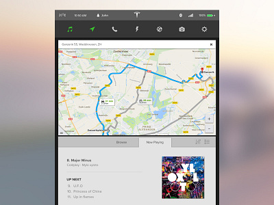 Tesla Screen user interface cars holiday music player navigation tesla user interface